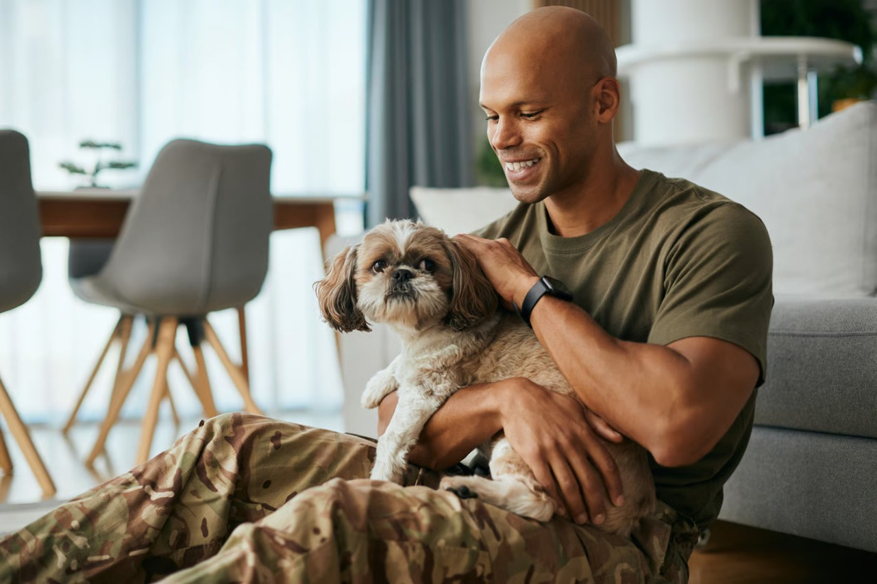 Role of Dogs in Treating Soldiers with PTSD