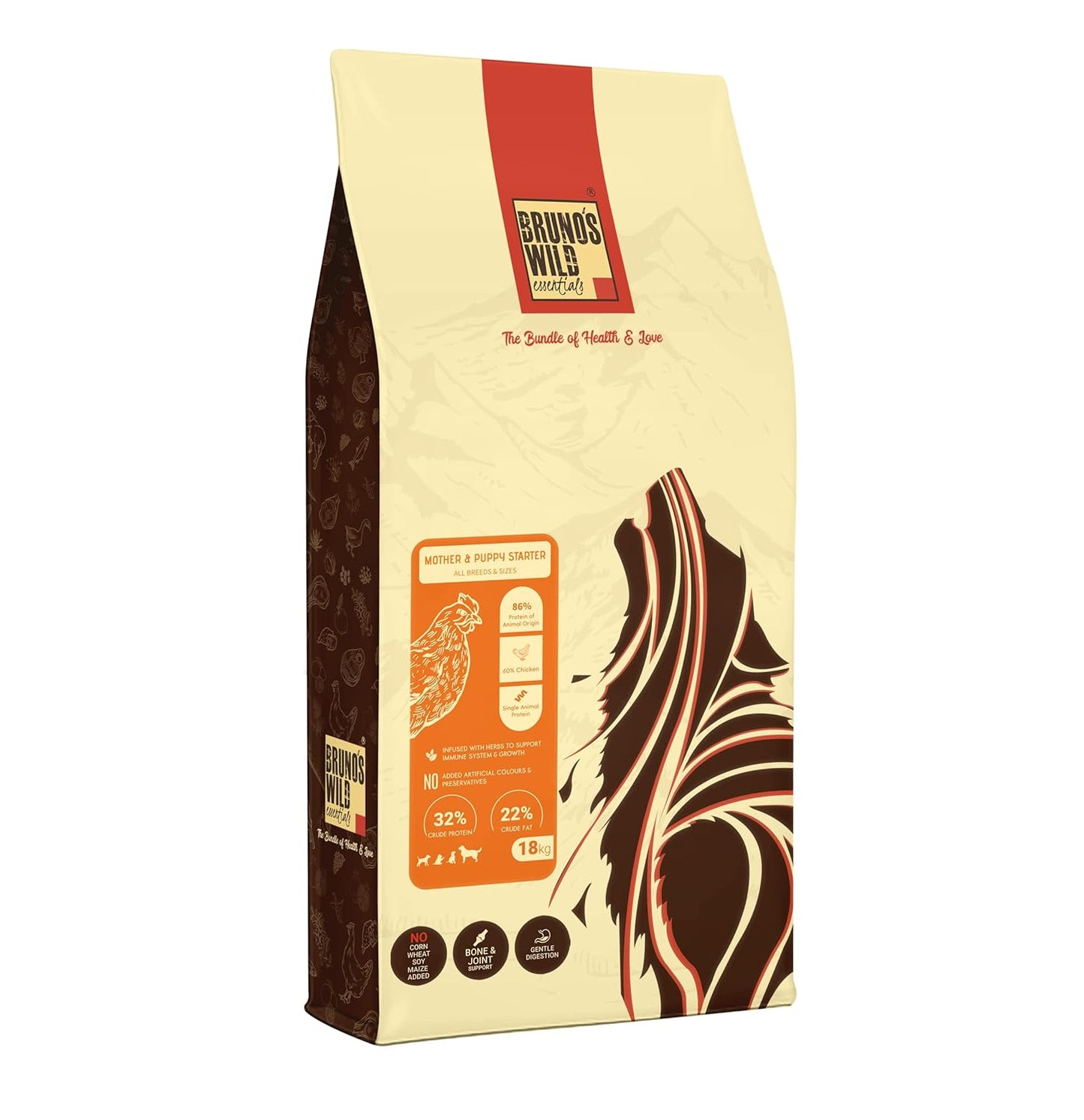 Brunos Wild Essentials Mother & Puppy Starter Dog Food