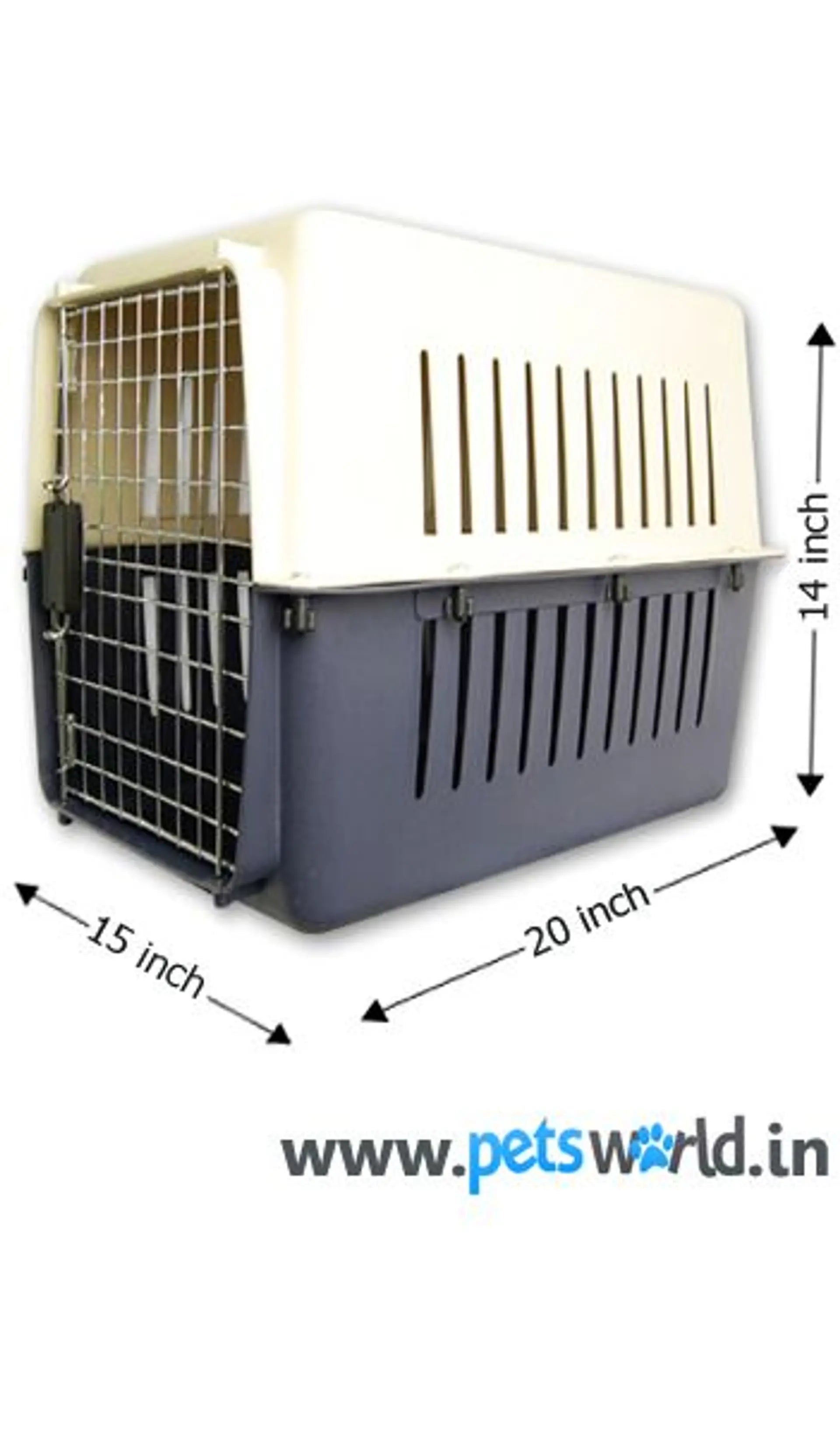 IATA Approved Airline Pet Crate 20 Inch for Kittens Small Dogs