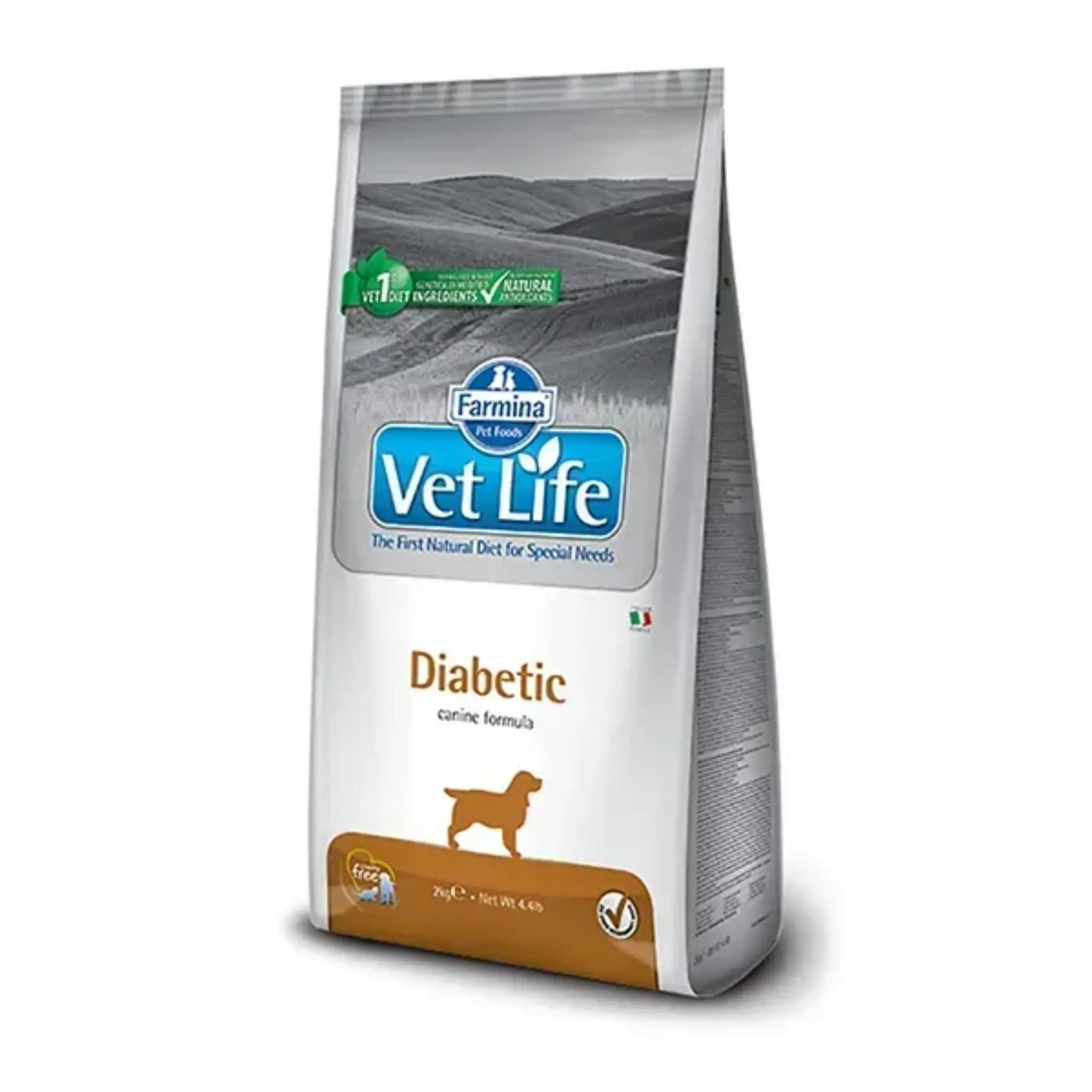 Farmina Vet Life Canine Formula Diabetic Dry Dog Food 2 Kg