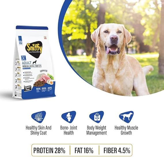 Sniffy Chicken & Egg Adult Dry Dog Food