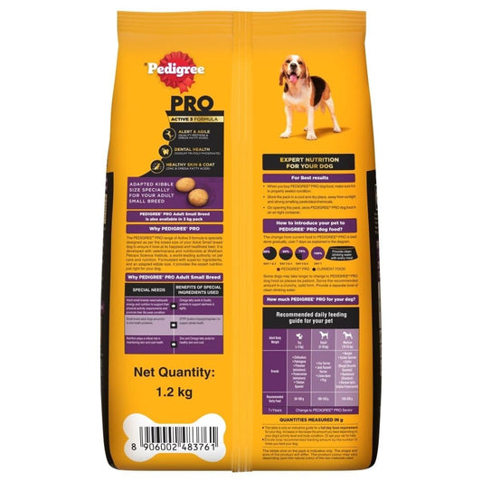 Pedigree PRO Expert Nutrition Adult Small Breed Dog Dry Food