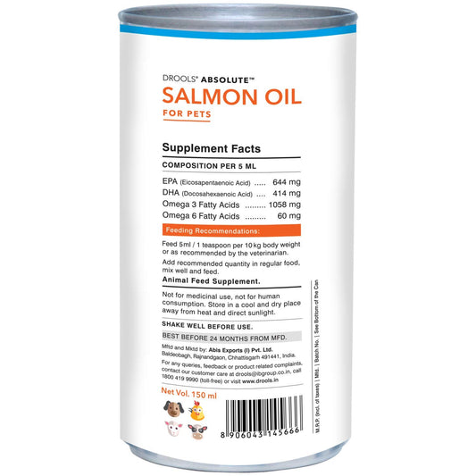 DROOLS Absolute Salmon Oil Syrup 150 ml