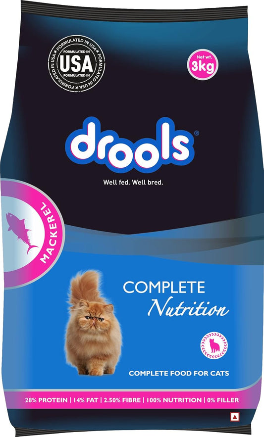 Drools Cat Food Adult Mackerel 3 Kg