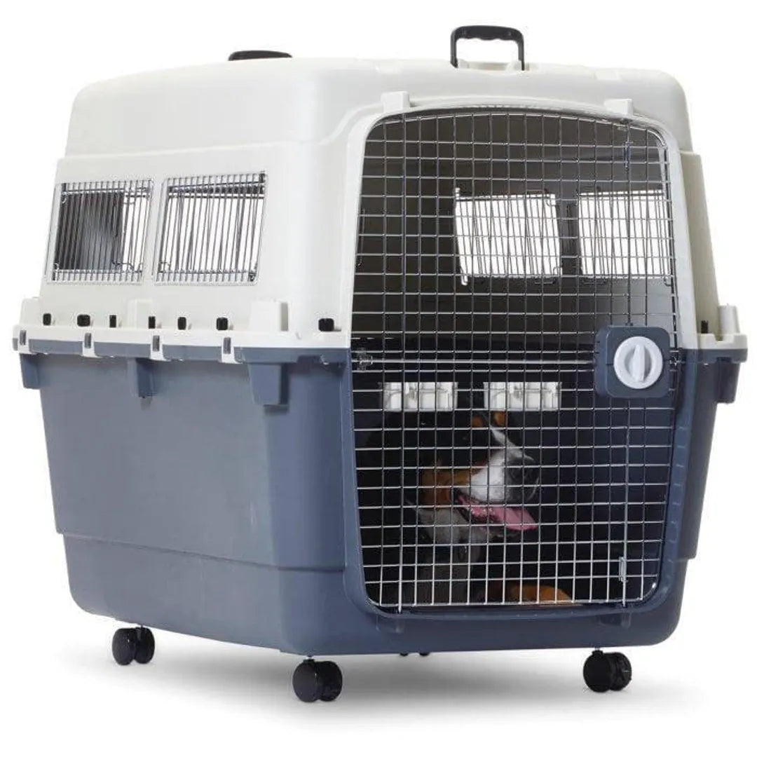 48-Inch IATA Approved Airline Dog Crate for Large Breed Dogs