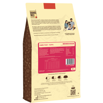 Bruno's Wild Essentials Lamby Feast Medium & Large Breed Puppy Dry Food