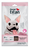 Great Titan Chicken with Strawberry Original Flavor Stick Dog (3+Months) Snack (70g)