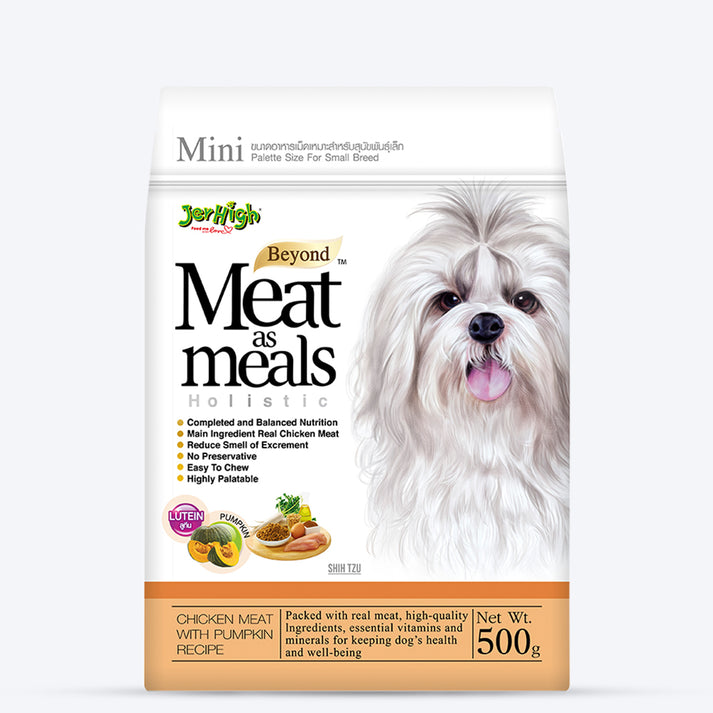 JerHigh Meat As Meals Chicken Meat with Pumpkin Recipe Dry Dog Food 500 g
