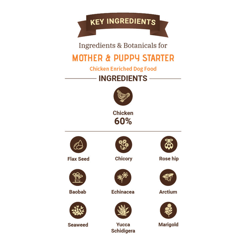 Brunos Wild Essentials Mother & Puppy Starter Dog Food