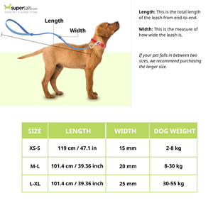 Trixie Premium Leash for Dogs Size (XS-S)