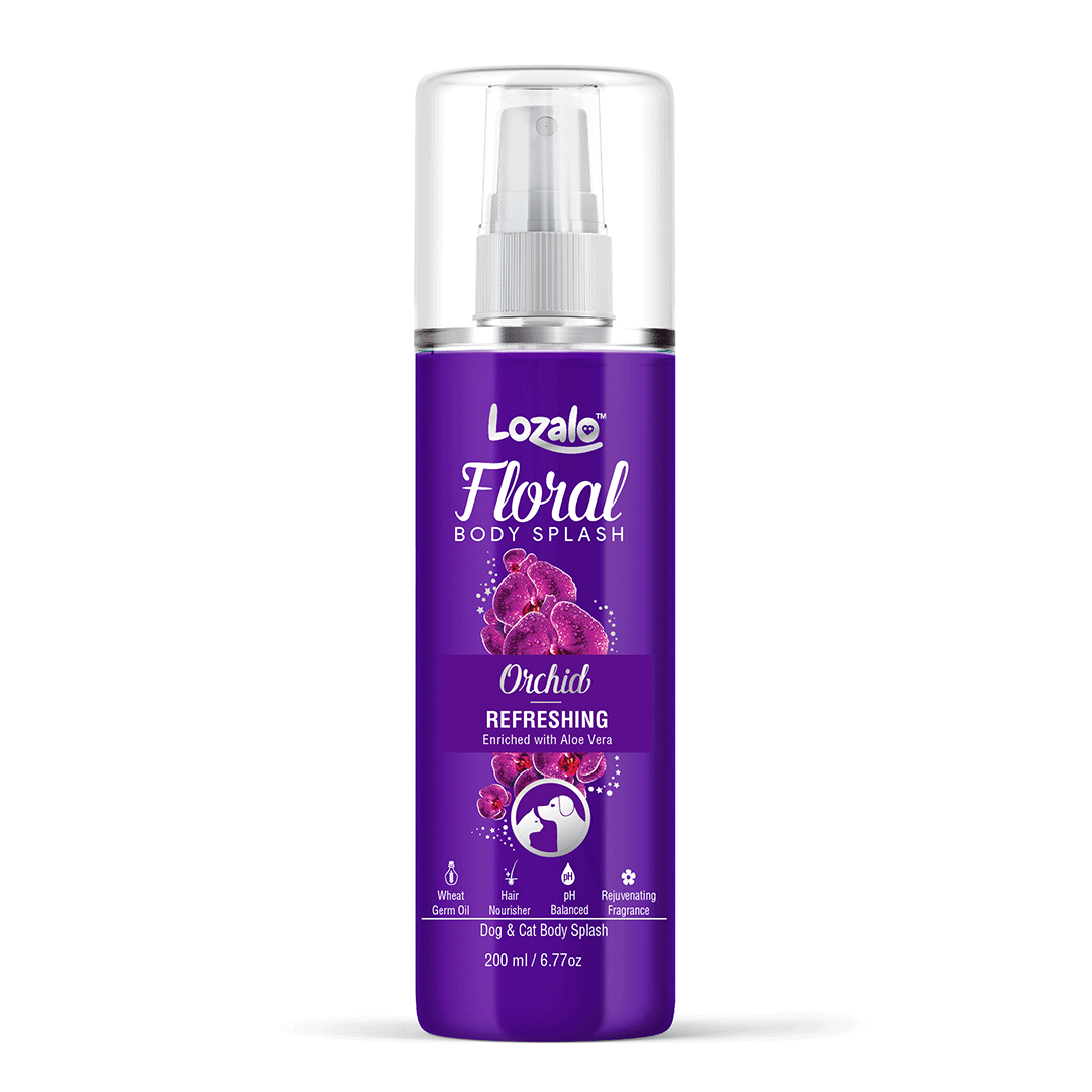 Lozalo Floral Orchid Refreshing Body Splash for Dogs & Cats 200 ml