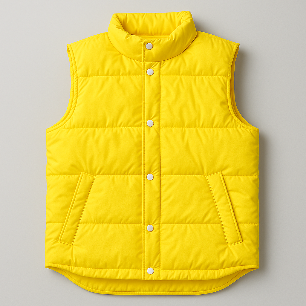 Petsworld Winter Half Sleeves Yellow Colour Dog Jacket