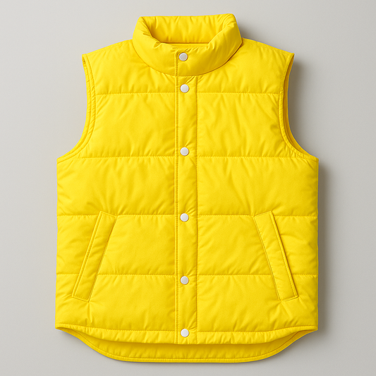 Petsworld Winter Half Sleeves Yellow Colour Dog Jacket