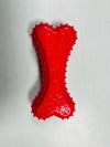 Petsworld Paw Print Rubber Bone Dog Toy