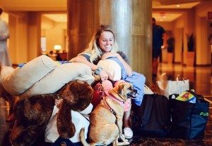 A plush setting, comfy beds, clean linen and special walking zones for animals is what was laid out by the hotel chain to maximize comfort and security of their furry clientele. Hyatt Hotel, Orlando definitely went all out to ensure pets and people a relaxing time amid the entire chaos and heart break caused by hurricane Irma. Image - collegecandy.com