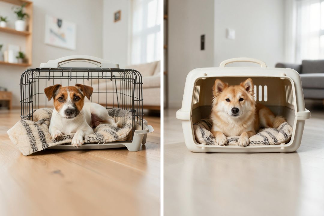Iron Cages vs. Plastic Carriers Which Is Better for Your Dog