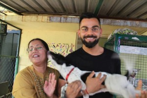 Virat Kohli The Dog Lover. Hits A Ton With 15 Dog Adoptions At Care, Benguluru.