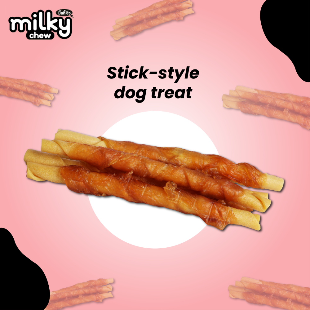 Dogaholic Milky Chew Chicken Stick Style Dog Treat