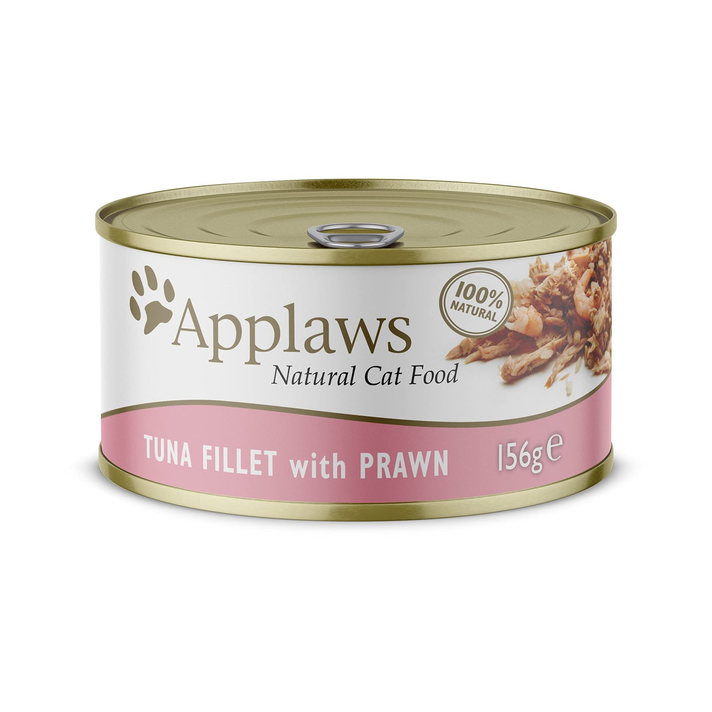 Applaws Tuna Fillet With Prawns Wet Cat Food Can