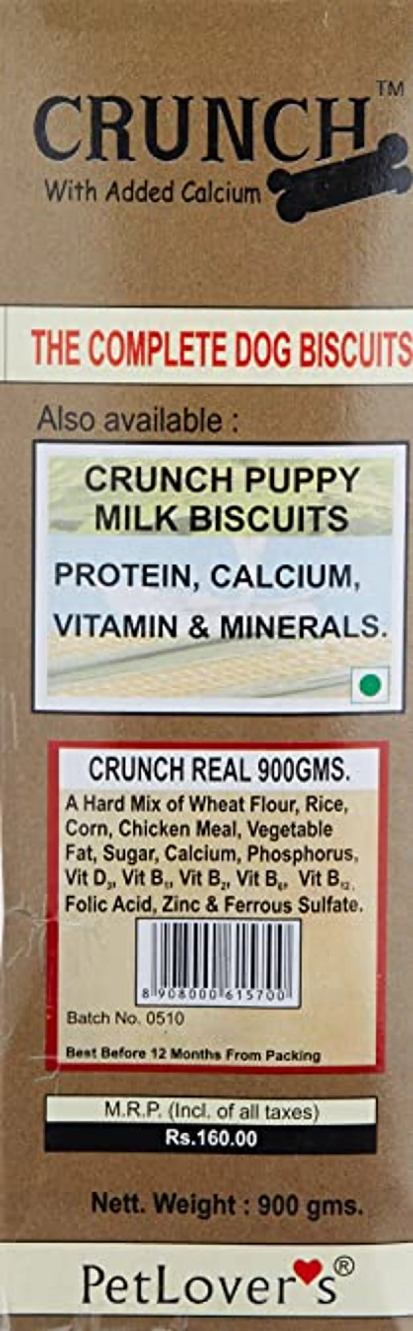 Pet Lovers Crunch Real Chicken Biscuits 900 gm