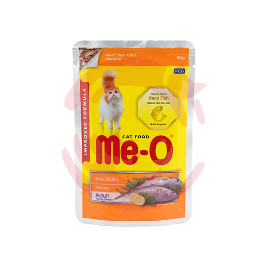 MeO Mackerel in Jelly Gravy Cat Food 80 Gm