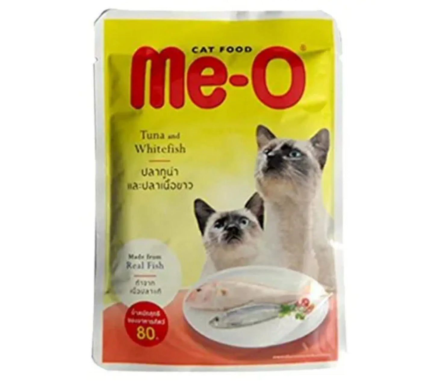 Meo Wet Cat Food - Tuna and Whitefish 80 Gm