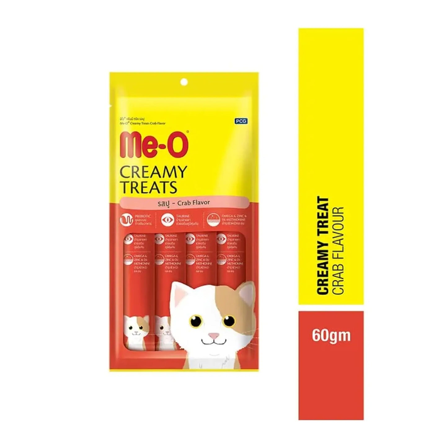 MeO Creamy Cat Treats Crab Flavor