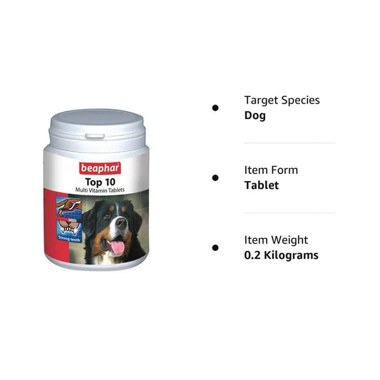 Beaphar Top 10 Multi Vitamin Supplement for Dogs