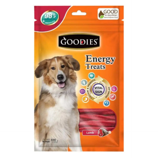 Goodies Dog Treats Lamb Triple Typed Twisted 500 gms