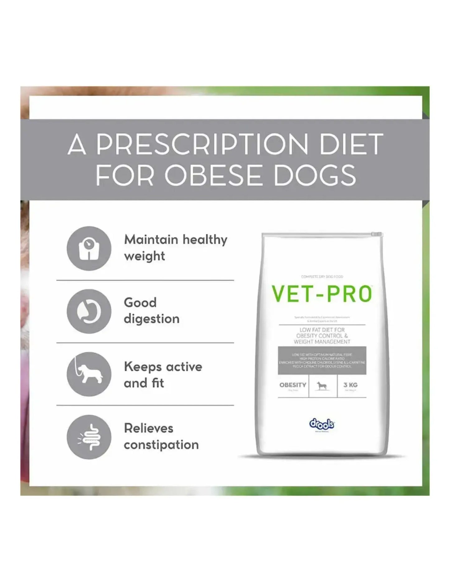 Drools Vet Pro Obesity Dog Food