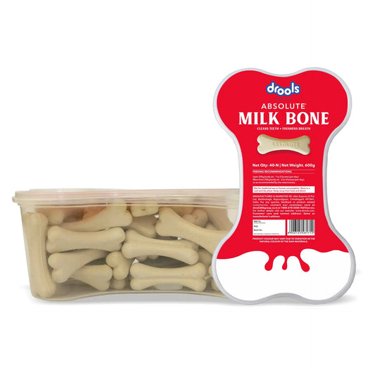 Drools Absolute Milk Bone Jar Dog Treats