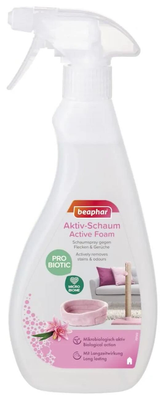 Beaphar Active Foam Probiotic Stain & Odor Remover for Pets 500 ml