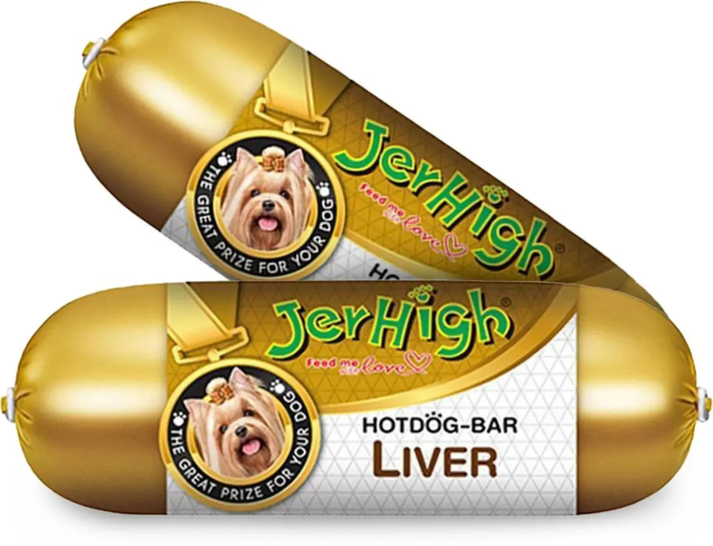 Jerhigh Dog Snacks Hot Dog Liver 150 gms