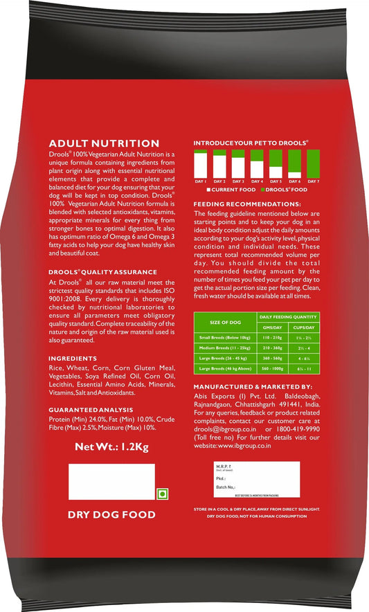 DROOLS Daily Nutrition Adult 100% Vegetarian