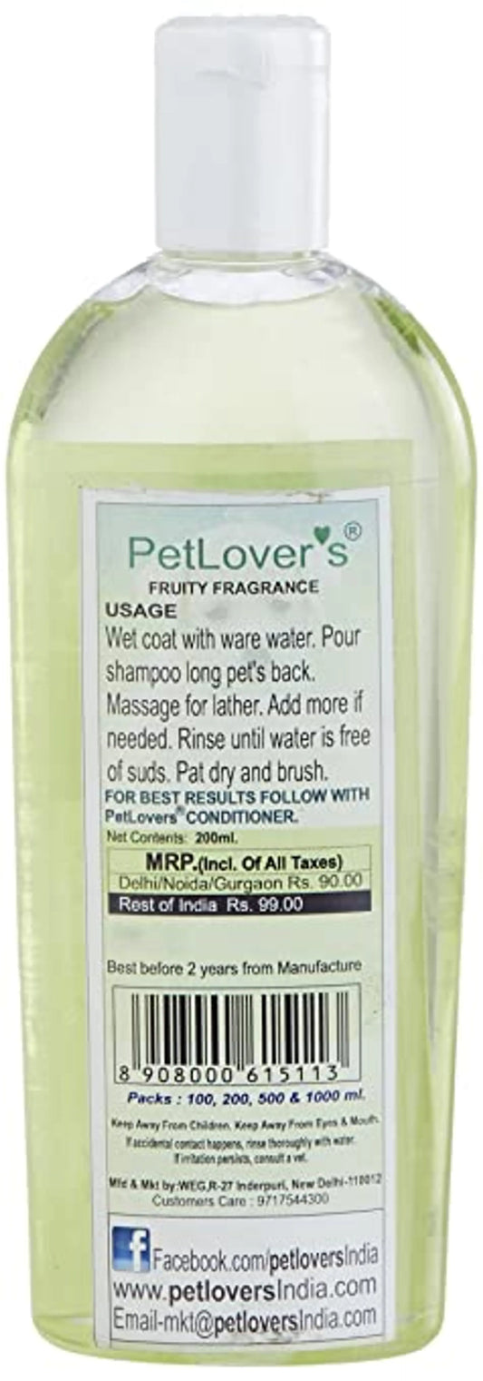 Pet Lovers Mild Fruity Shampoo