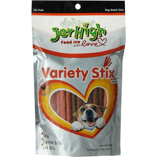 Jerhigh Dog Treats Variety Stix 200 Gm