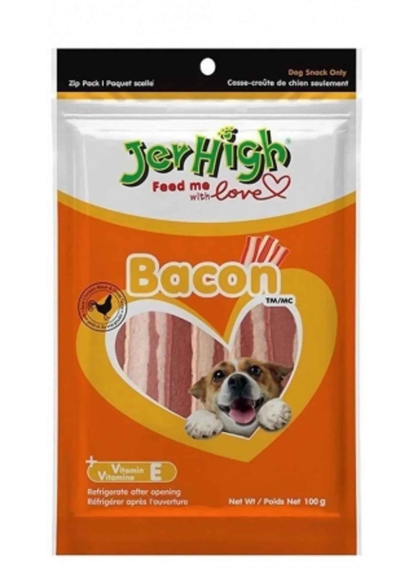 Jerhigh Dog Treats Bacon