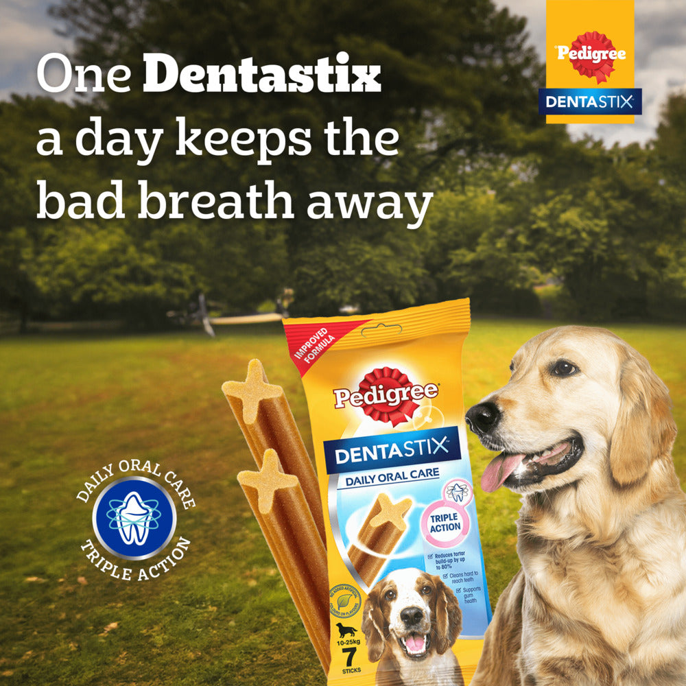 Pedigree Dentastix Daily Oral Care Medium Breed (10-25 kg) Adult Dog Treats