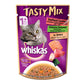 Whiskas Adult Tasty Mix Seafood Cocktail Wakame Seaweed in Gravy 70 GM