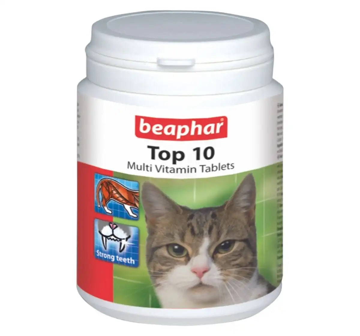 Beaphar Top 10 Multi Vitamin Supplement for Cat 30 Tablets