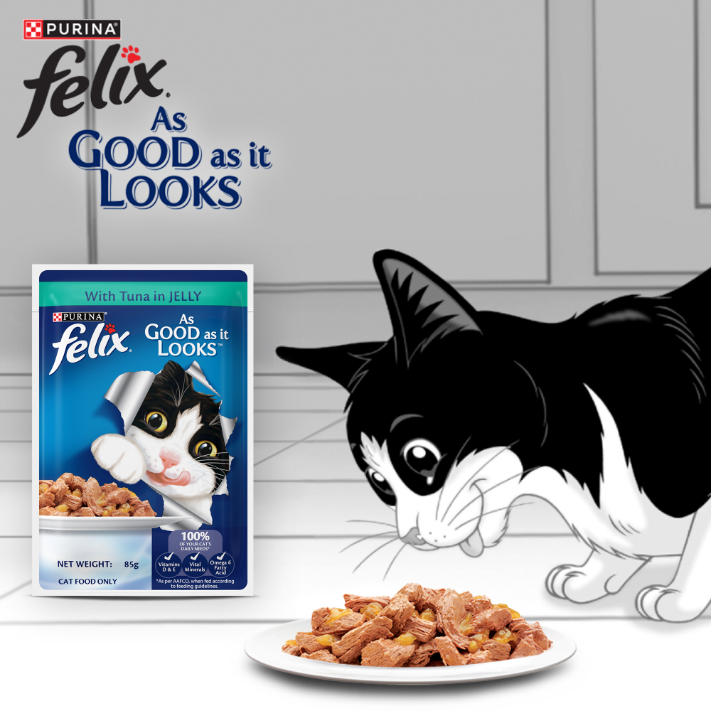 Purina Felix Tuna with Jelly Adult Cat Wet Food