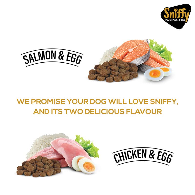 Sniffy Salmon & Egg Adult Dog Dry Food