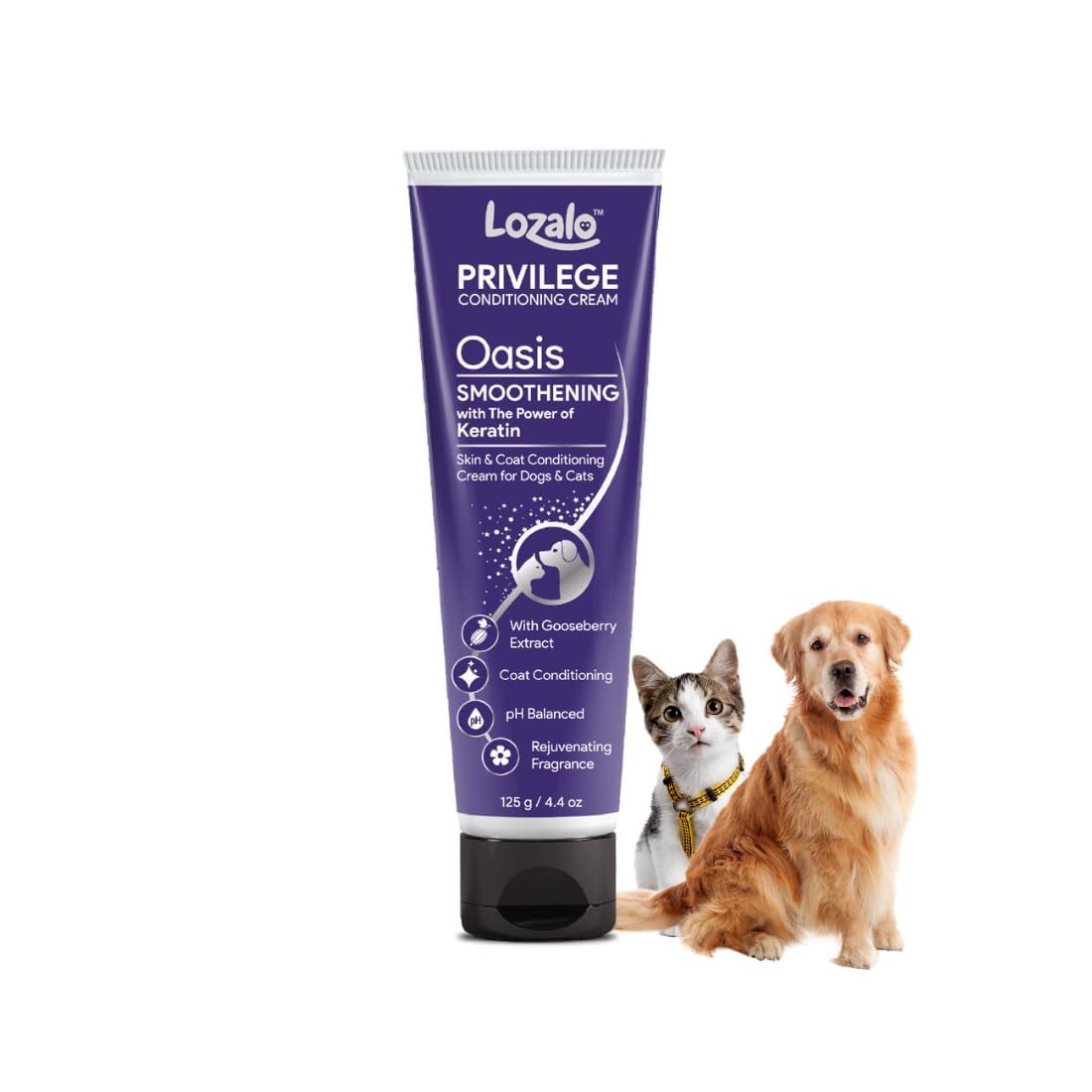 Lozalo Privilege Oasis Conditioning Cream for Dogs & Cats 125g