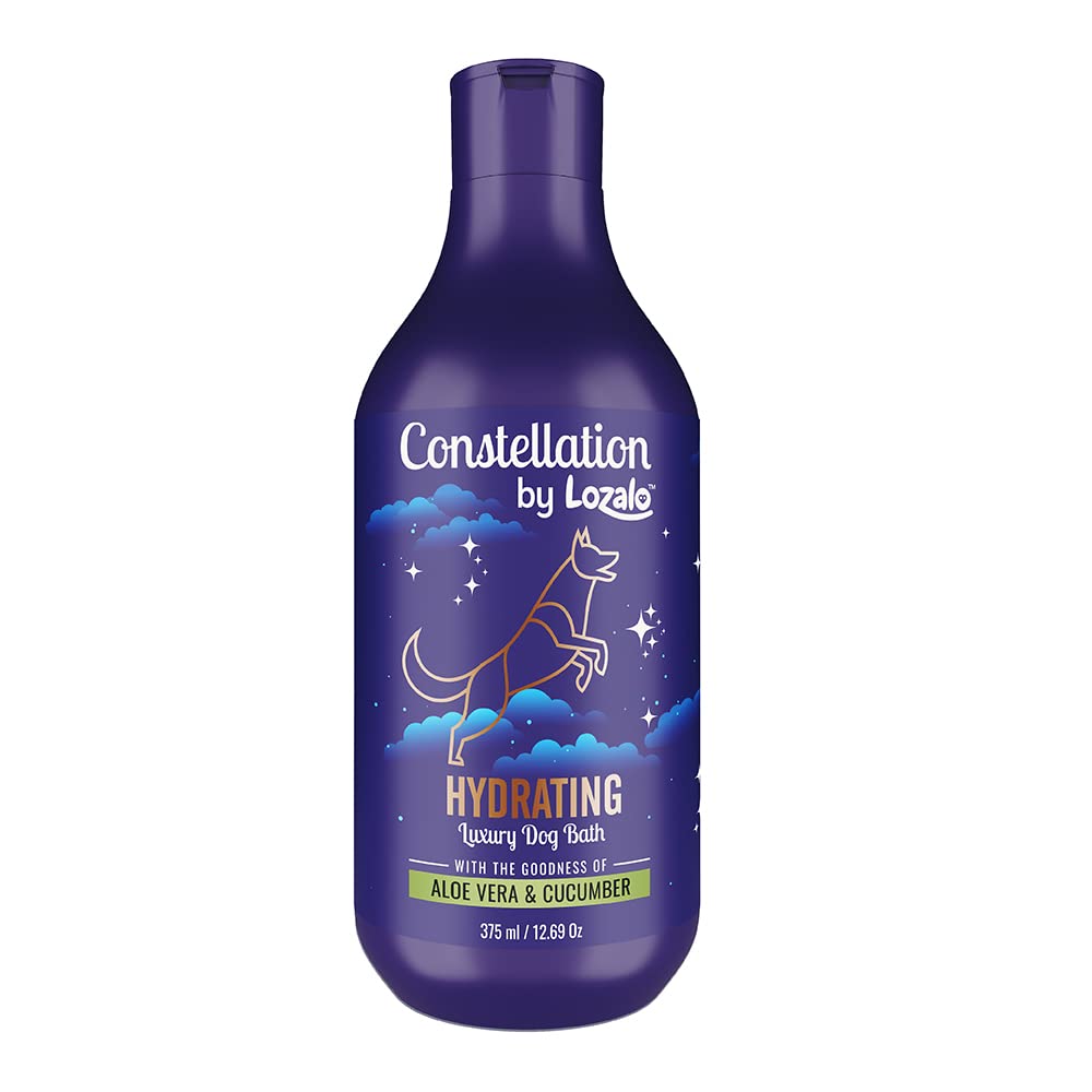 Constellation By Lozalo Hydrating Aloe Vera & Cucumber Luxury Dog Bath Shampoo 375 ml