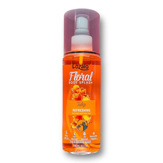 Lozalo Floral Tulip Refreshing Body Splash for Dogs & Cats 200ml