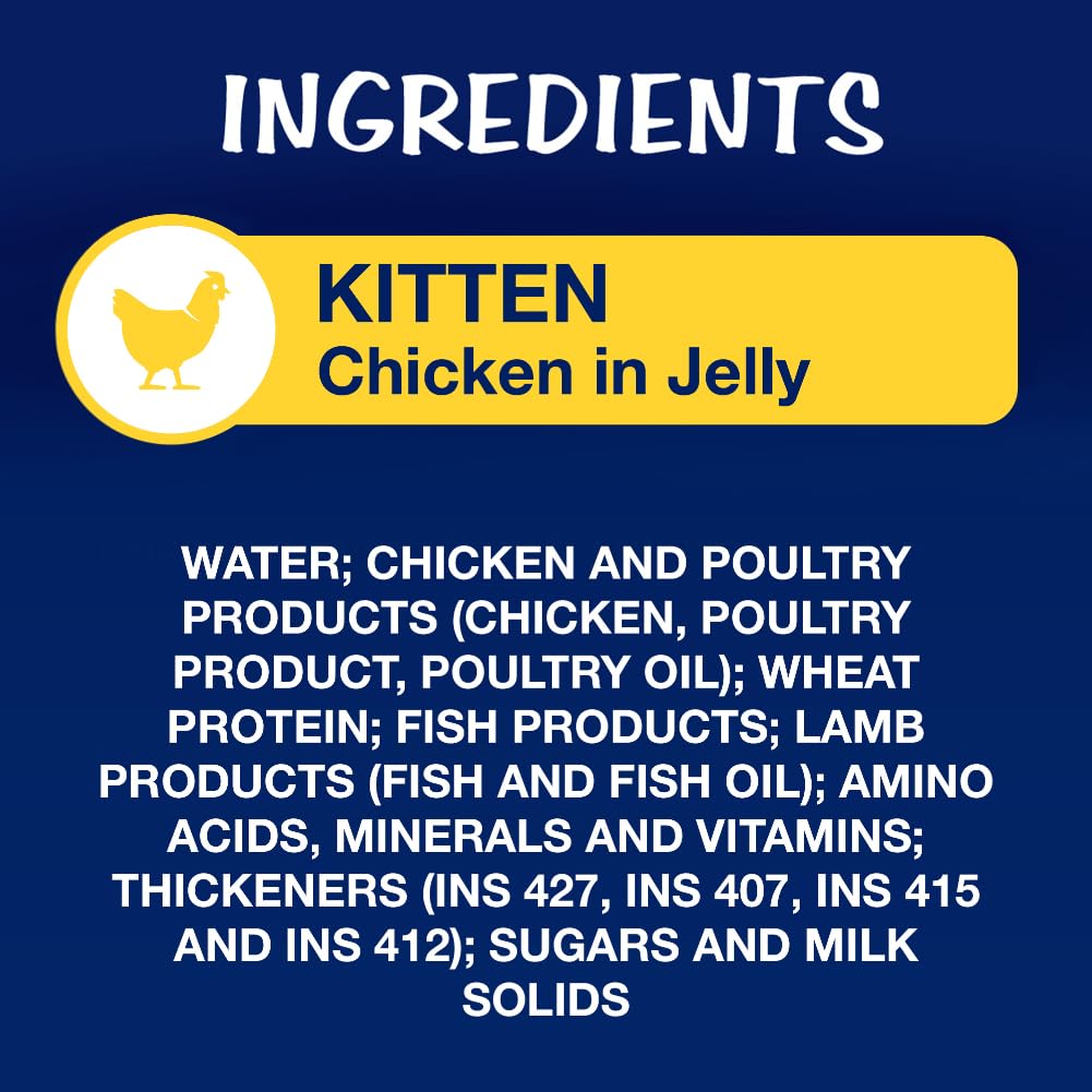 Purina Felix Chicken in Jelly Kitten Wet Food 85g