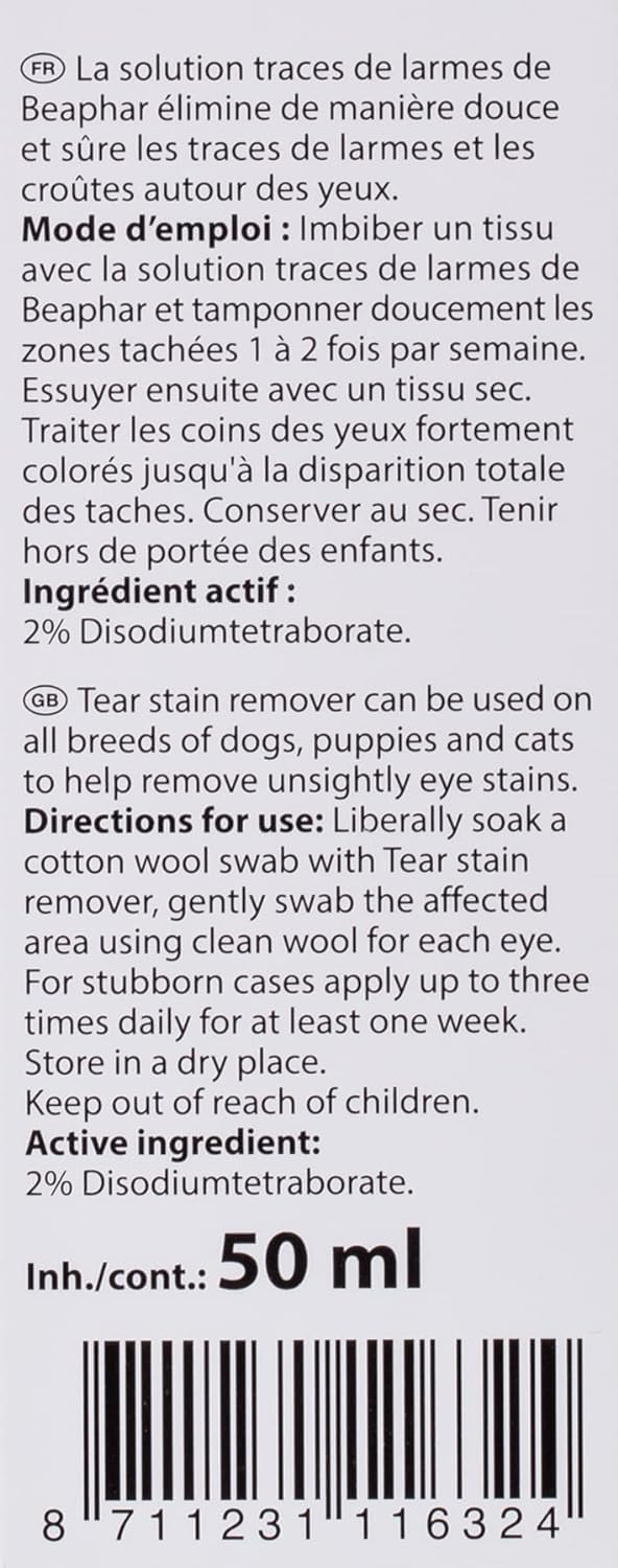 Beaphar Oftal Tear Stain Remover For Dogs & Cats 50 ml