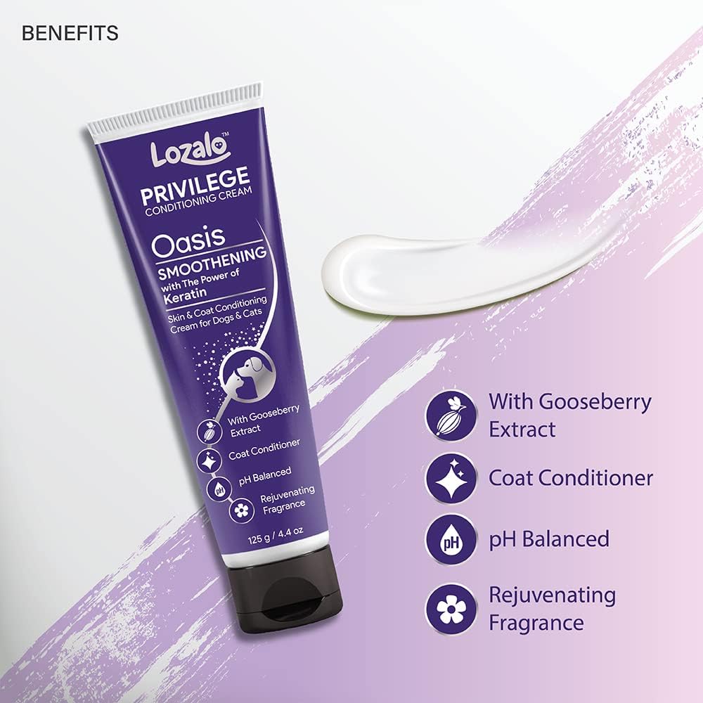 Lozalo Privilege Oasis Conditioning Cream for Dogs & Cats 125g