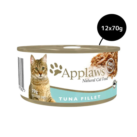 Applaws Natural Tuna Fillet Wet Cat Food Can