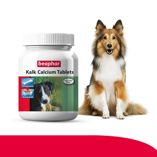 Beaphar Kalk Calcium Tablets Supplements for Dogs